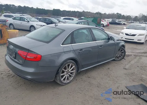 2014 Audi A4 2.0T Premium from USA, damaged, VIN WAUFFAFL5EA081043